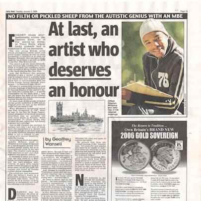 At last, an artist who deserves an honour - Media archive
