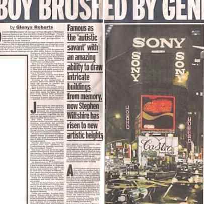 Boy brushed by genius - Media archive