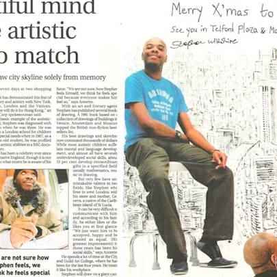 A beautiful mind and the artistic talent to match - Media archive