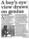 A boys eye view draws on genius