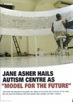 Jane Asher hails Autism Centre