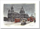 St Pauls in the snow St Pauls in the snow