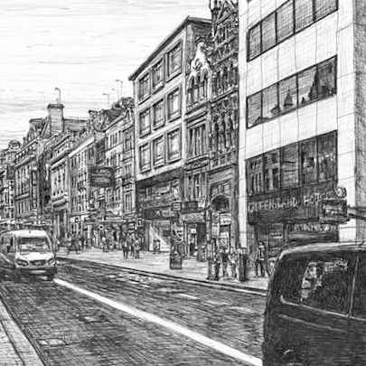 Theatreland at the Strand, London - Original Drawings