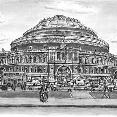 Drawing of Royal Albert Hall 2006