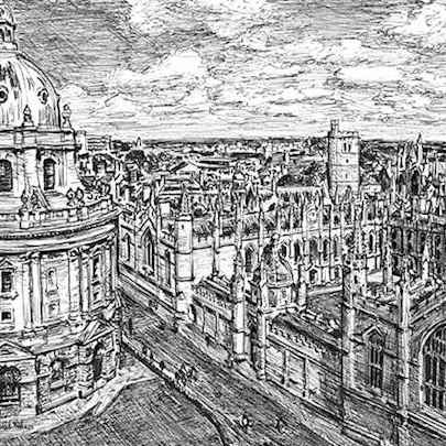 Drawing of Oxford