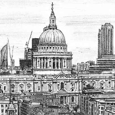 St Pauls Cathedral (Limited Edition of 50) - Drawings