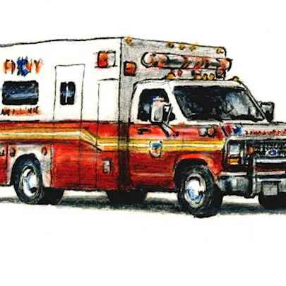 Ford E350 Ambulance Car - Original Drawings