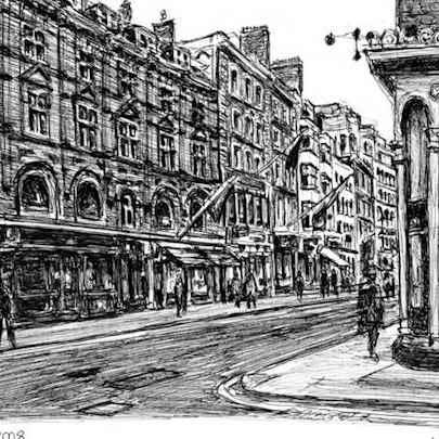 Old Bond Street, London - Original Drawings