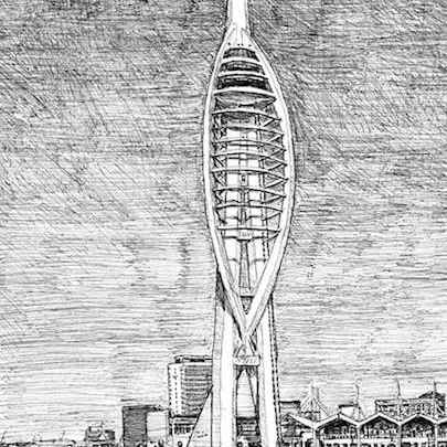 Spinnaker Tower, Portsmouth - Original Drawings