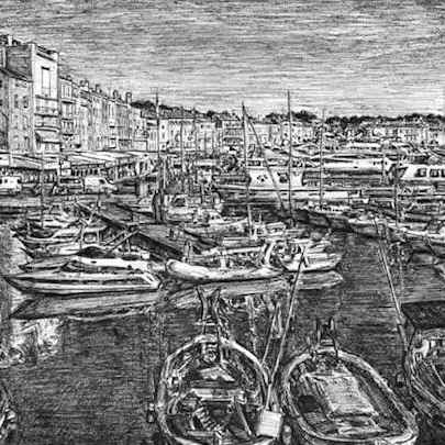 Saint Tropez - Original Drawings