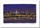 St Pauls and London Skyline at night