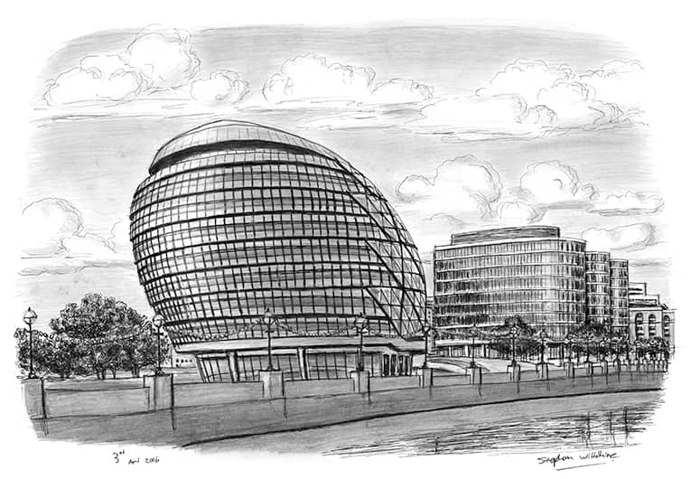 New Mayors Office City Hall Original drawings, prints and limited