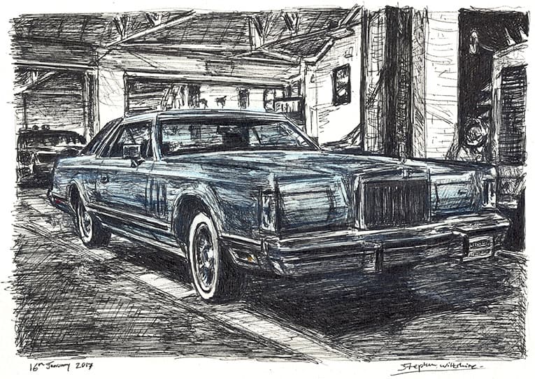 1977-79 Lincoln Continental Mark V - Original Drawings and Prints for Sale
