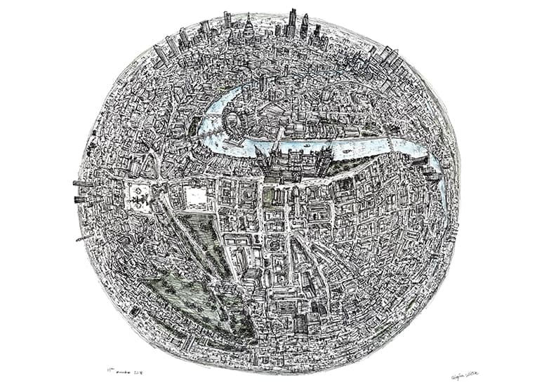The Globe of London - Original Drawings and Prints for Sale