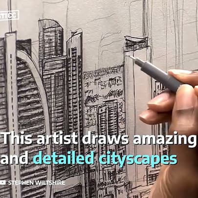 Artist draws amazing and detailed cityscapes - Stephen Wiltshire videosWatch now