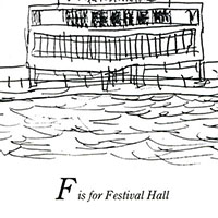 The Artwork London Alphabet - F for Festival Hall