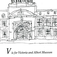 The Artwork London Alphabet - V for Victoria and Albert Museum