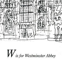 The Artwork London Alphabet - W for Westminster Abbey