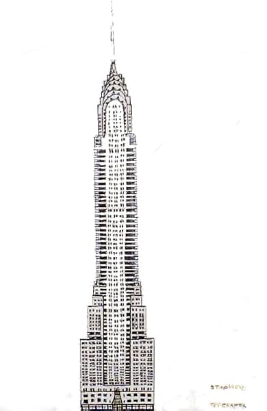 Chrysler Building 1987 - Drawings, prints and limited editions by