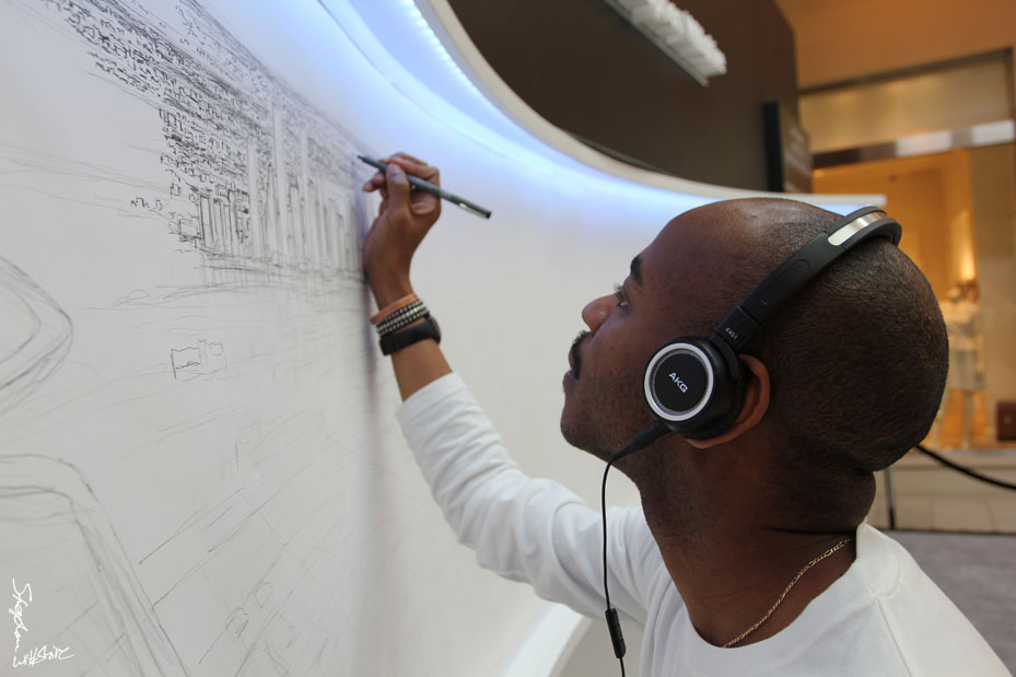 Houston, Day 1 - Stephen Wiltshire