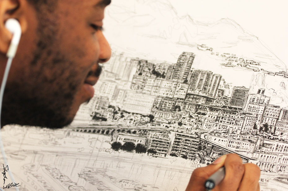 Drawing Monaco - Stephen Wiltshire