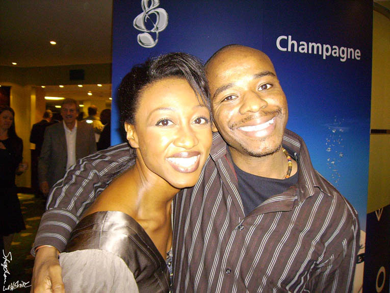 Stephen with Beverley Knight