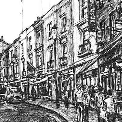 The Artwork Portobello Road at Notting Hill