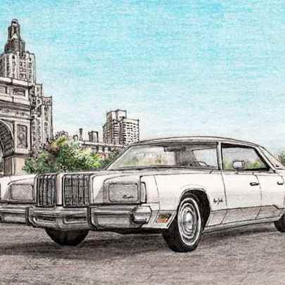 The Artwork 1978 Chrysler New Yorker Brougham Sedan Hard Top