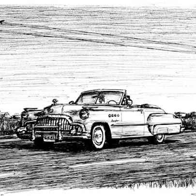 The Artwork 1949 Buick Roadmaster Convertible