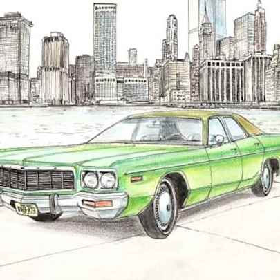 The Artwork 1973 Dodge Polara Sedan