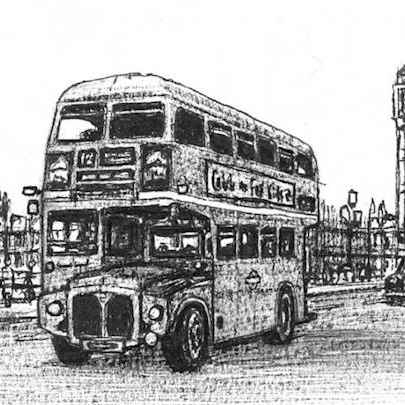 The Artwork London Transport Bus (Routemaster)