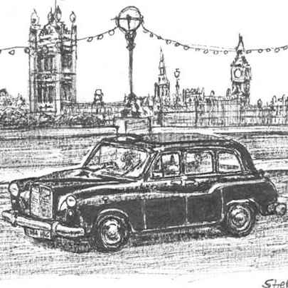 The Artwork London Taxi