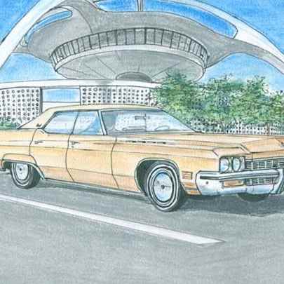 The Artwork 1972 Buick Electra Sedan