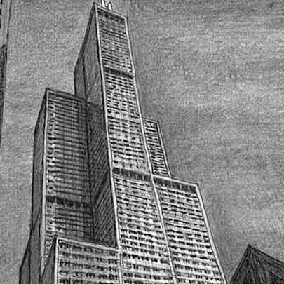 The Artwork Sears Tower (Chicago USA)