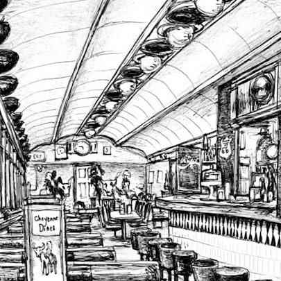 The Artwork Cheyenne`s Diner in New York