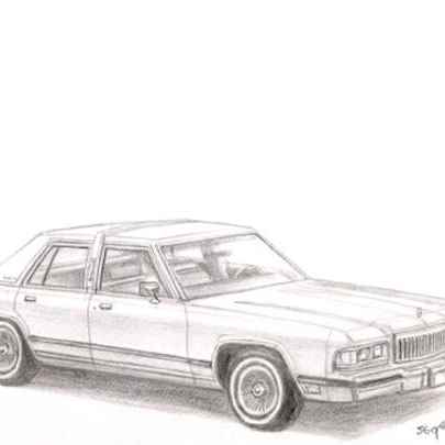 The Artwork 1988-90 Mercury Grand Marquis