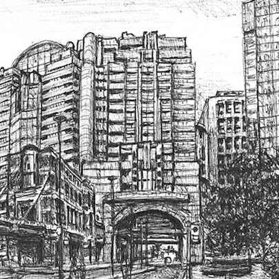 The Artwork Alban Gate, London Wall