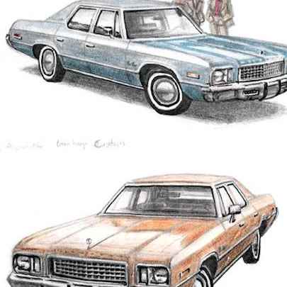 The Artwork 1976 Plymouth Gran Fury