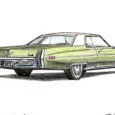 The Artwork 1972 Cadillac Calais