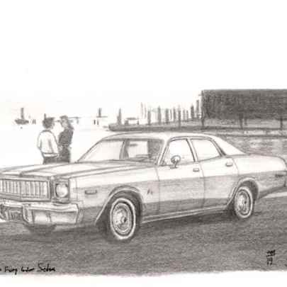 The Artwork 1976 Plymouth Fury 4 door Sedan