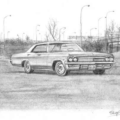 The Artwork 1965 Chevrolet Sports Sedan