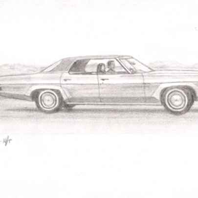 The Artwork Oldsmobile Delta 88 Royale 4 door Hard Top