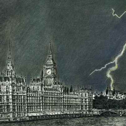 The Artwork Lightning Strikes Parliament