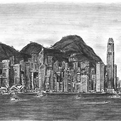 The Artwork Hong Kong Skyline