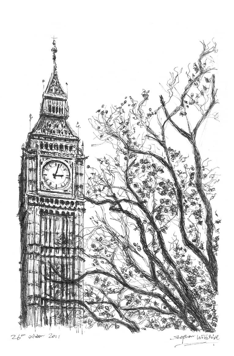 Big Ben 2011 - Original drawings, prints and limited editions by