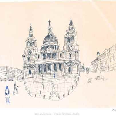 The Artwork St Pauls, London 1983 (signed)