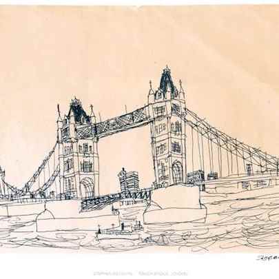 Tower Bridge, London 1983 signed - Limited editions