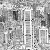 The Artwork Sydney by Stephen Wiltshire